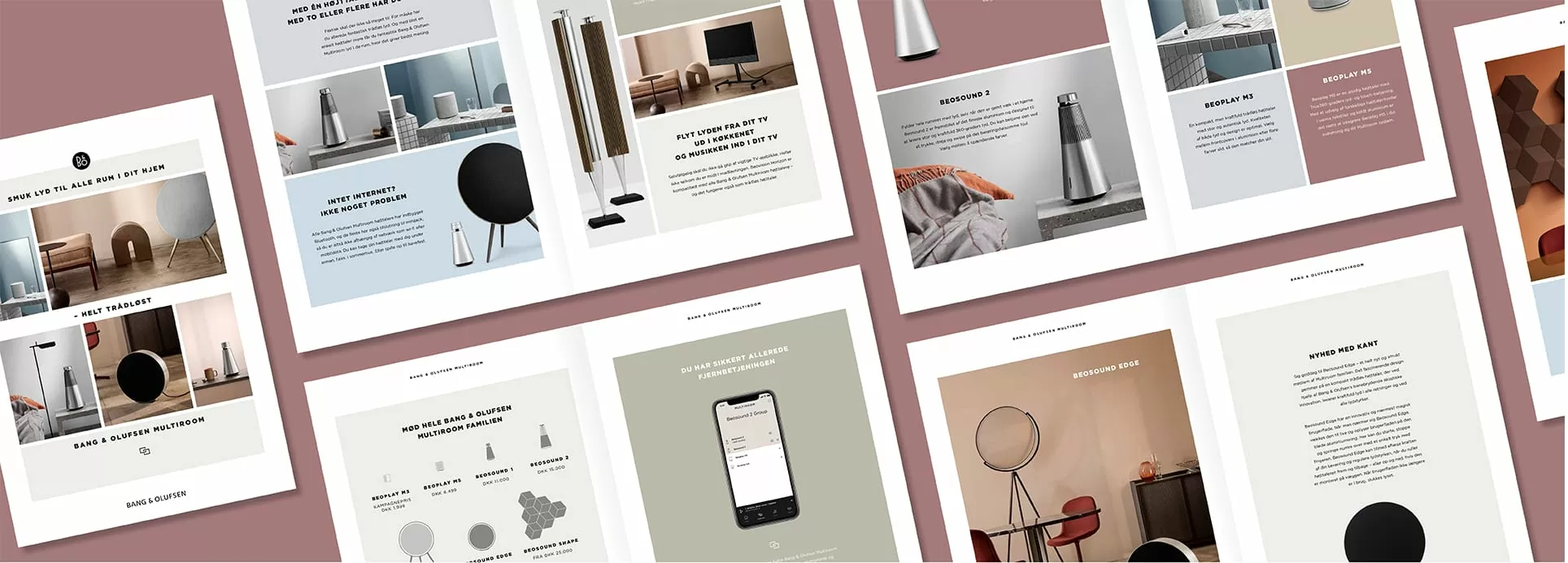 Bang & Olufsen Multiroom kampagnemateriale