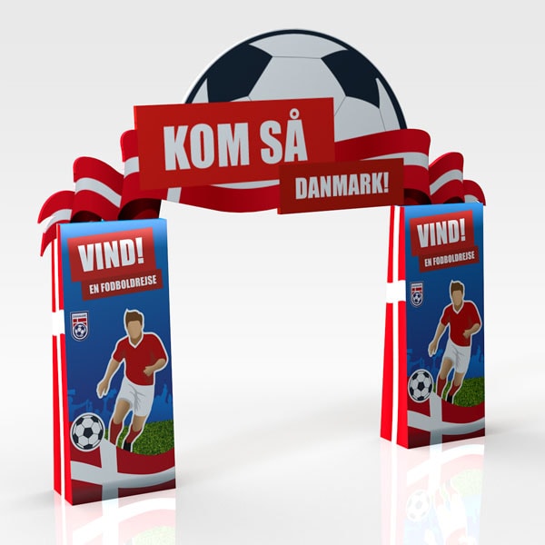 Port til kampagneområde med fodboldtema