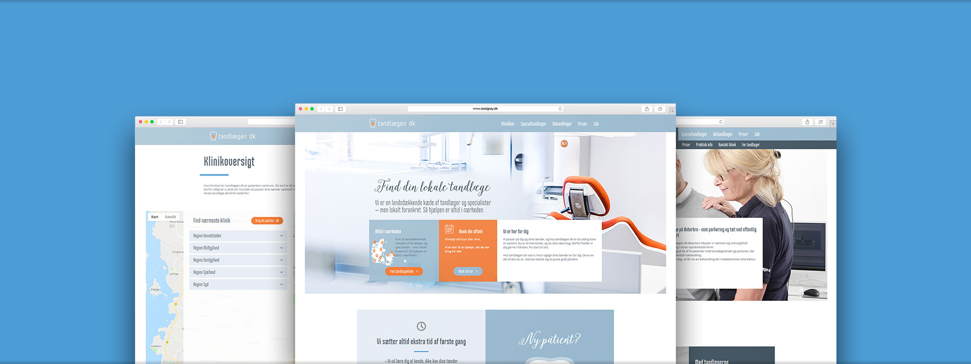 Website og billedunivers for Tandlægen.dk